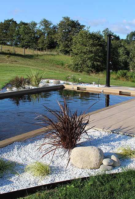 Les Jardins d’Olivier : construction piscine en bois à Magnac-Laval près de Limoges & Bellac (87)