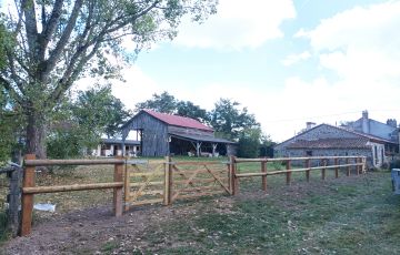 clôture type normande en bois traité